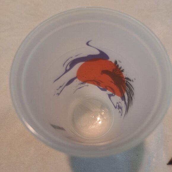 2013 Starbucks Halloween‎ Reusable 16 oz Plastic No Lid Glow In The Dark Cup - Picture 3 of 5